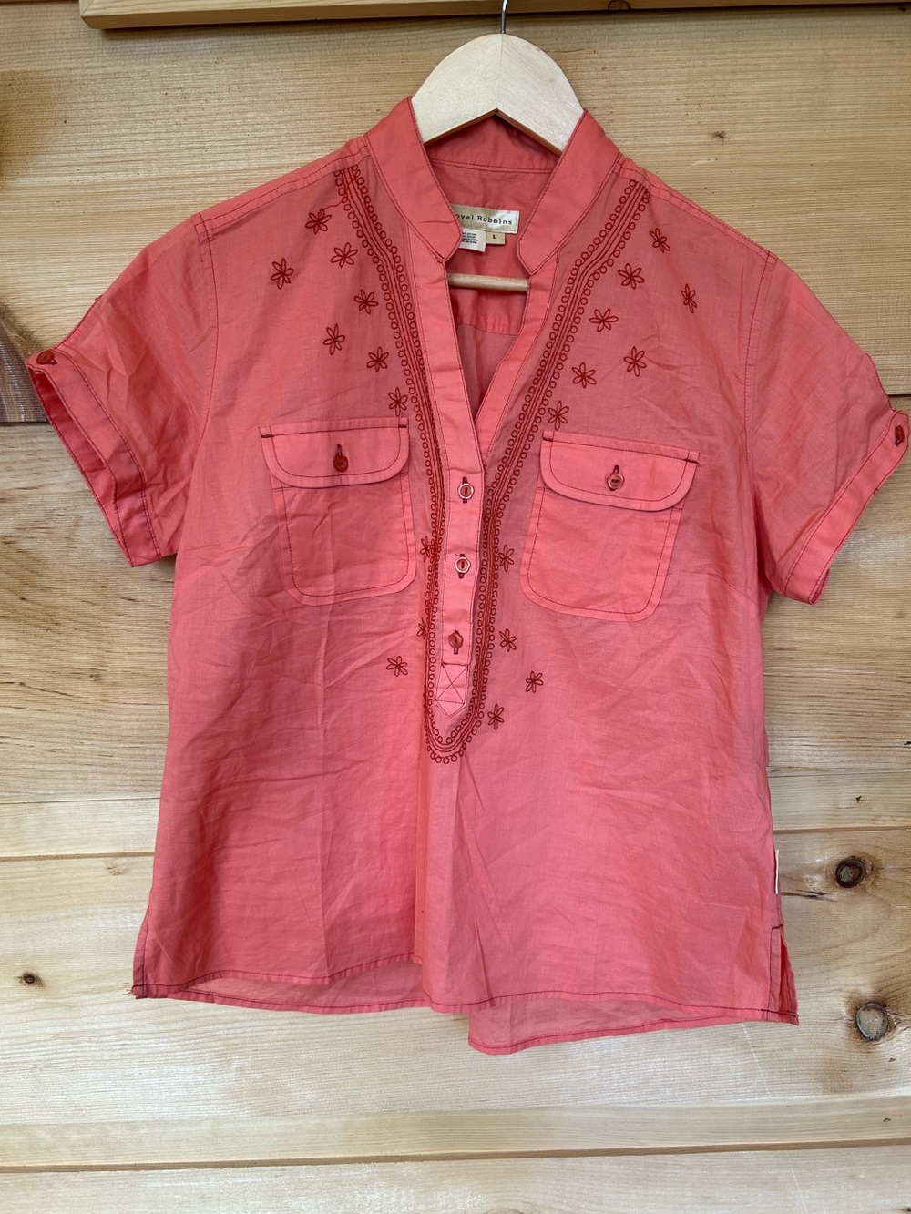 Royal Robbins large cotton button up